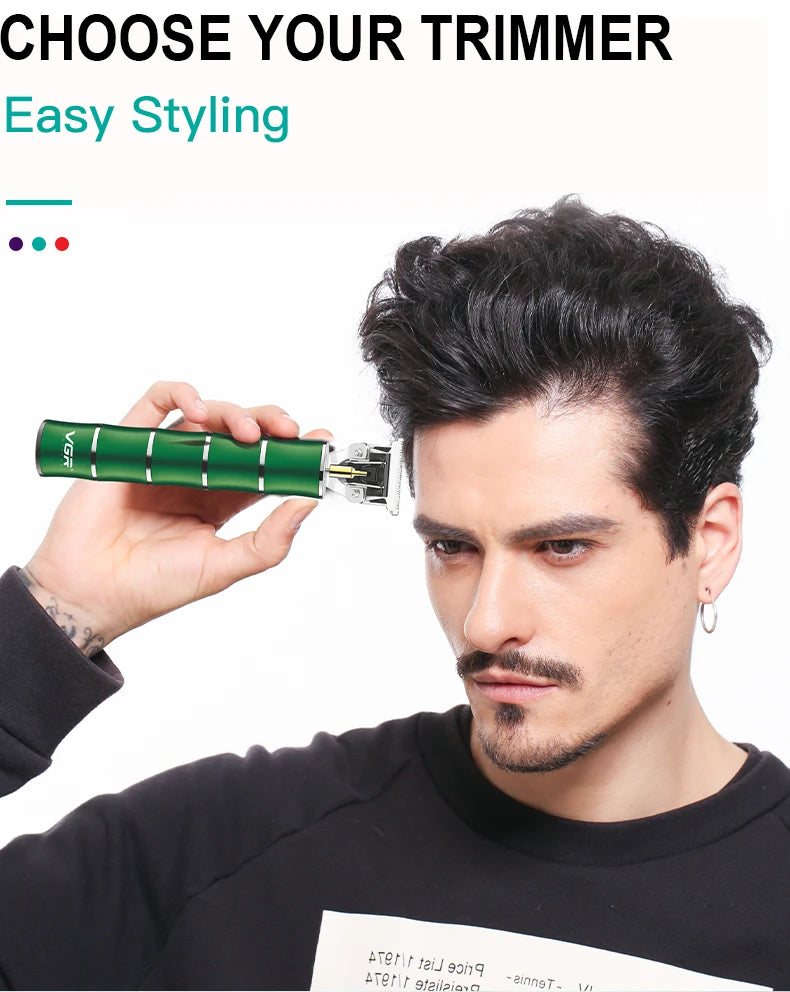 VGR Retro Metal Electric Hair Clipper Hair Trimmer V-193