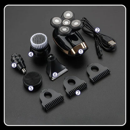 5 IN 1 Electric Razor Electric Shaver Rechargeable Shaving Machine