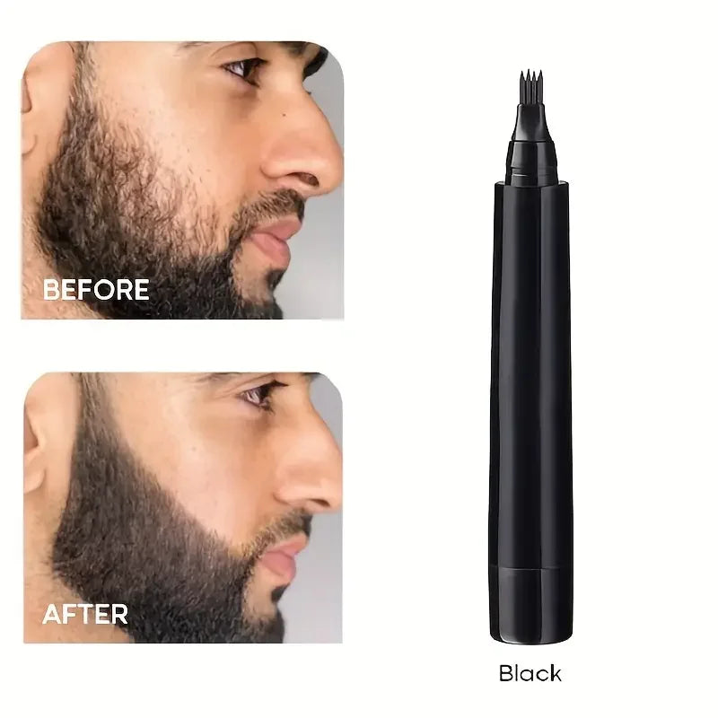 Beard Filling Pen Black/Brown Waterproof Beard Filler Pencil