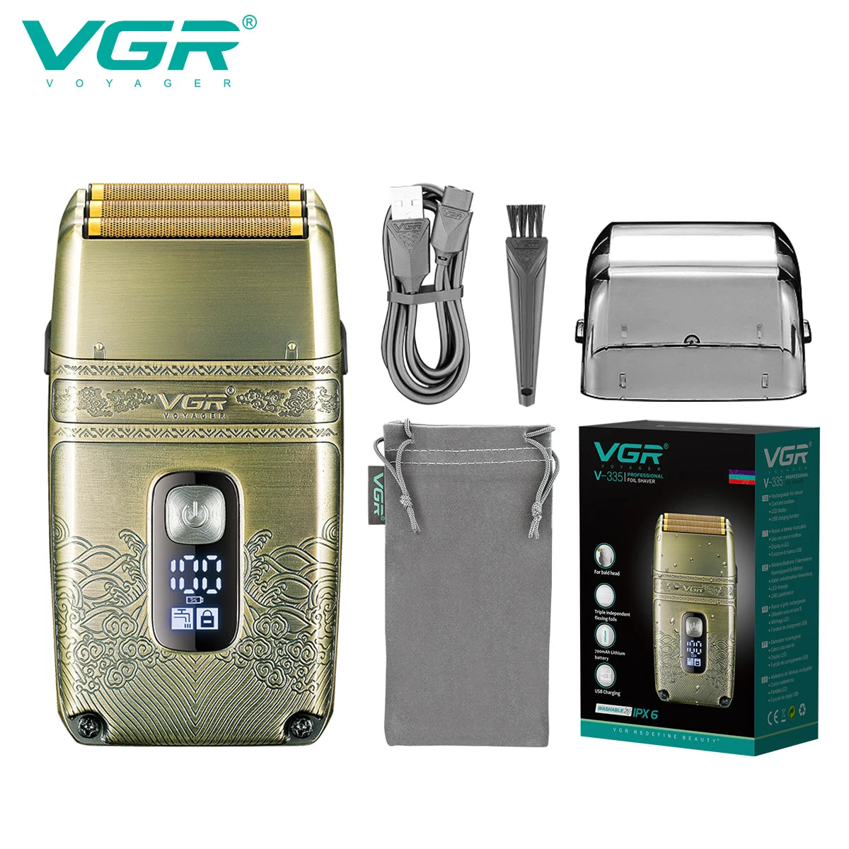 VGR Shaver Professional Electric Razor Shaving Machine