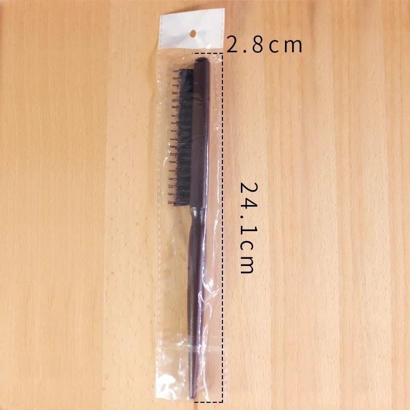 Three Rows of Boar Bristle Hair Combs for Bride's Studio Model