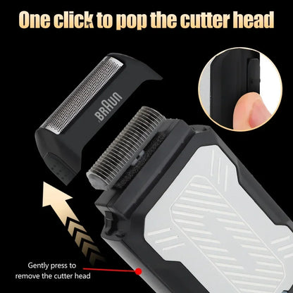 Original Fang Braun M606 Electric Razor Professional Shaver for Men