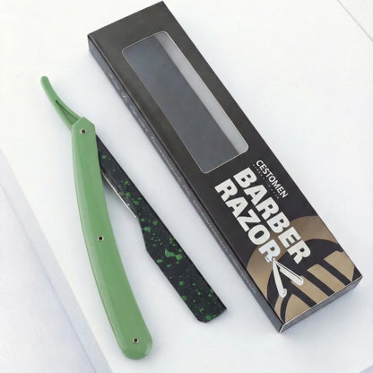 1Pc New Pro Slide Out Straight Razors Beard Shaving