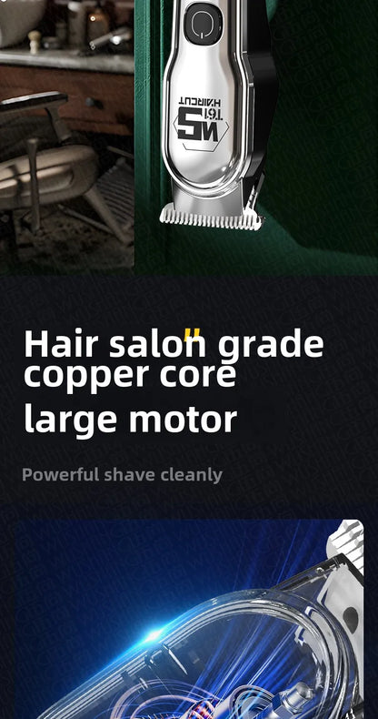 Hair Clipper Rechargeable Cordless Trimmer for Men Grooming