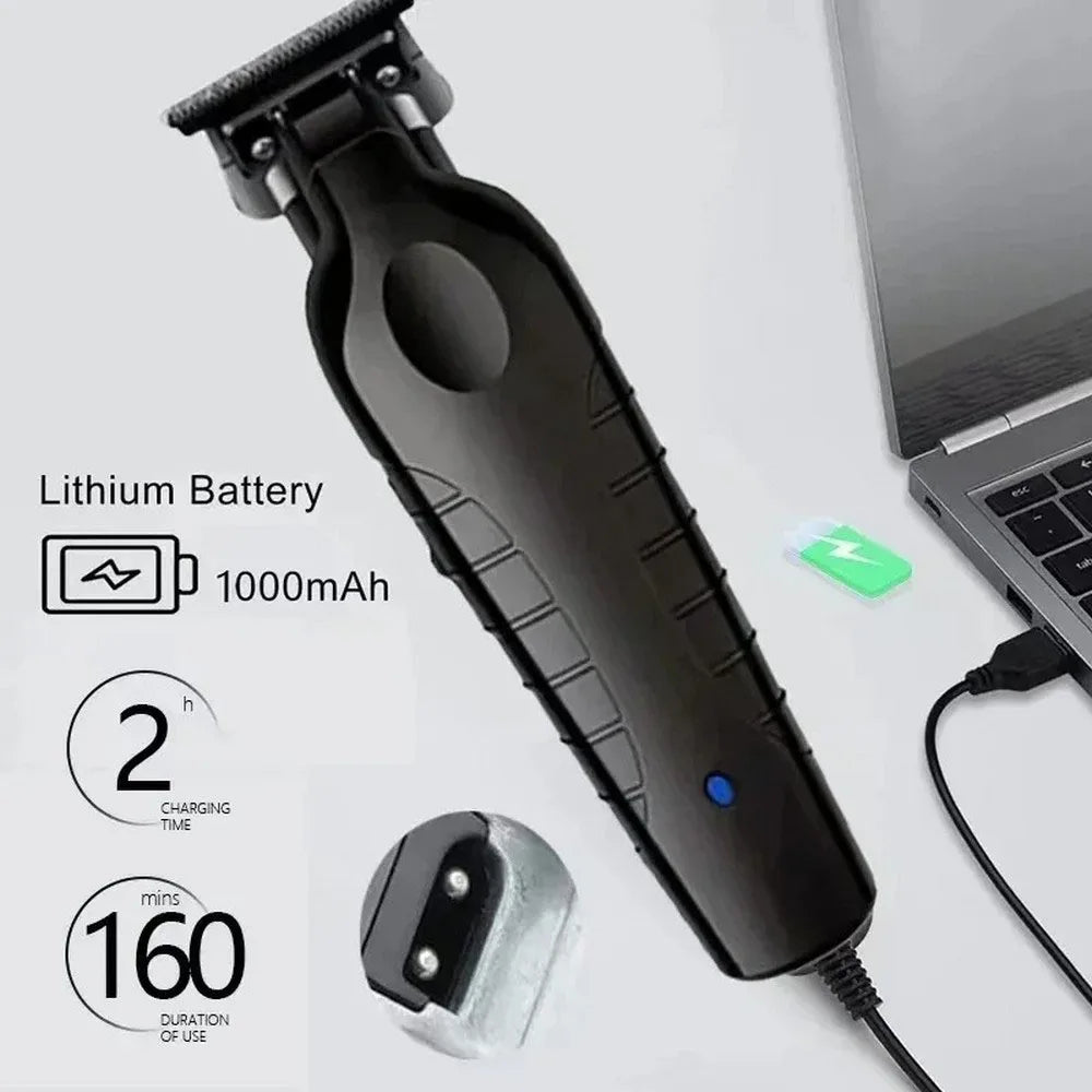 2299 Barber Cordless Hair Trimmer 0mm Zero Gapped Clipper