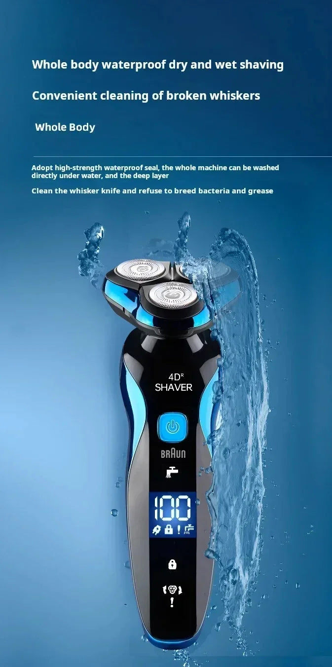 Elecrtic Razor Gif 4-in-1 Electric Shaver Portable Men Shaver Travel Electric Shaver ...