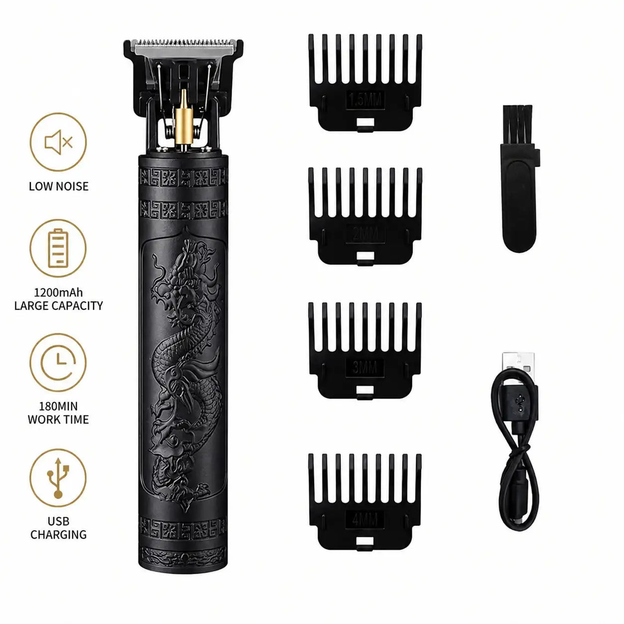 Ceramic Blade Men's Electric Hair Clipper Haircut & Trimming