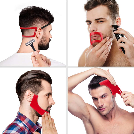 Beard Hair Cutting Grooming Kit - Hairline Shaping Tool