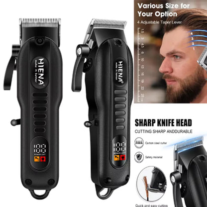 HIENA Hair Clippers 1200mah Powerful Battery Electric hair Trimmer