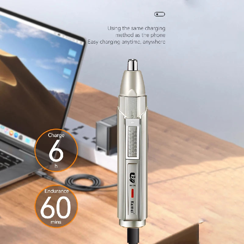 Original Kemei all in one Rechargeable Ear Nose Hair Trimmer