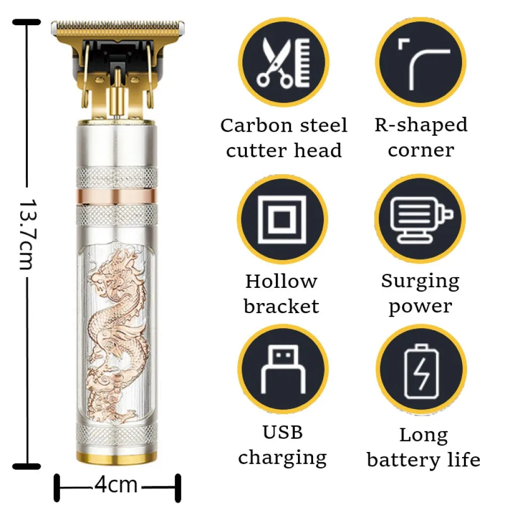 Kemei 762 metal hair trimmer for men professional beard clipper