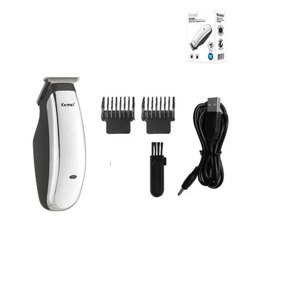 Kemei Newly Design Electric Hair Clipper Mini Portable Hair Trimmer