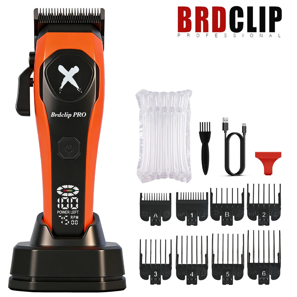 BRDCLIP 619 339 Hair Clippers Cordless Clippers Barber Electric