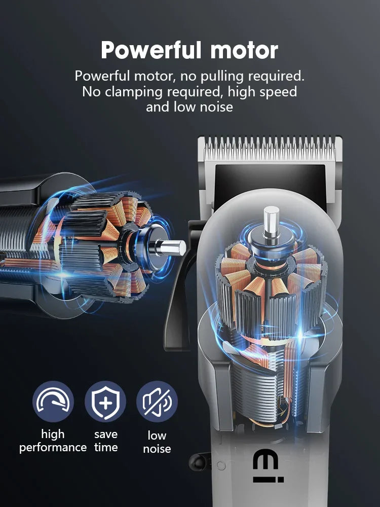 Kemei KM-809A Professional Hair Clipper Adjustable Hair Trimmer