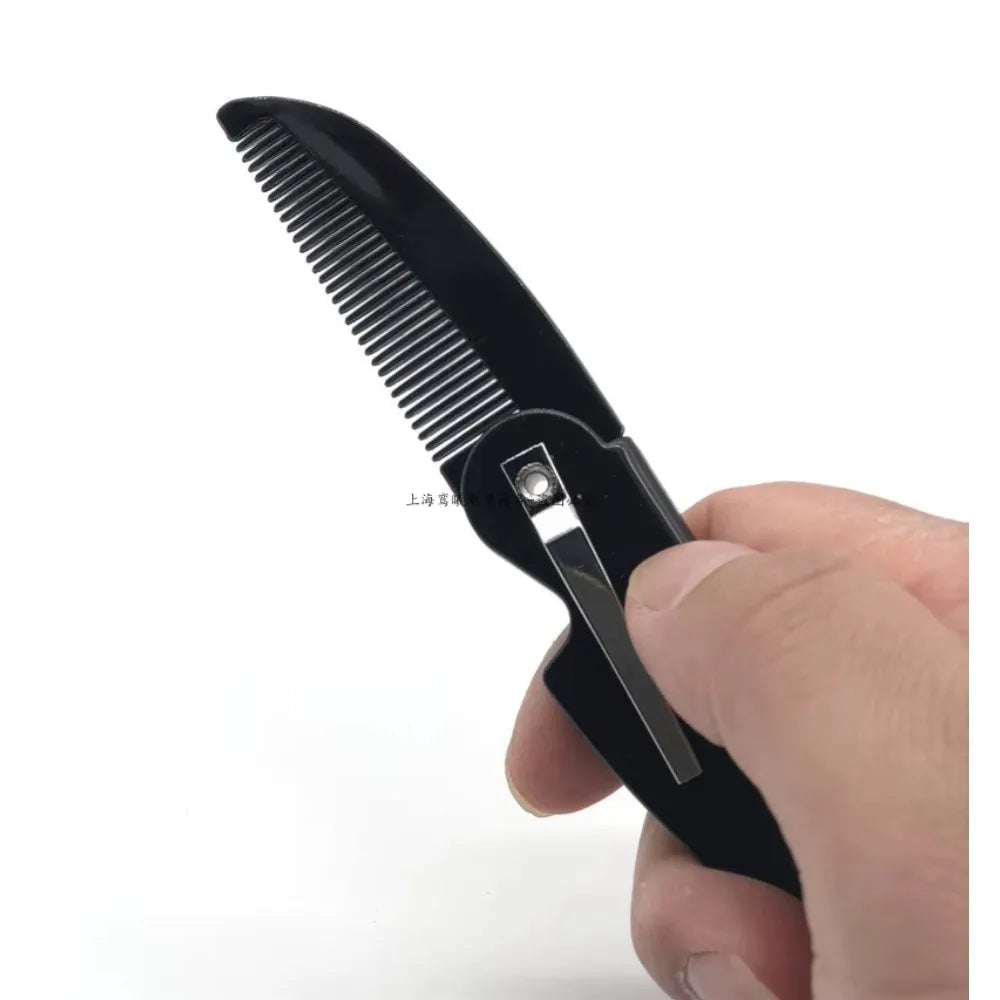 50/100pcs Portable Folding Beard Comb for Men Pocket-Sized
