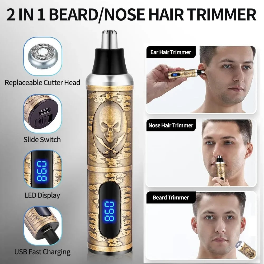 Hair Clipper for Men Zero Gapped Nose Hair Trimmer Set