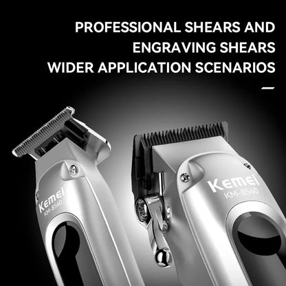 Kemei Professional Barber Hair Clippers and Trimmers Set