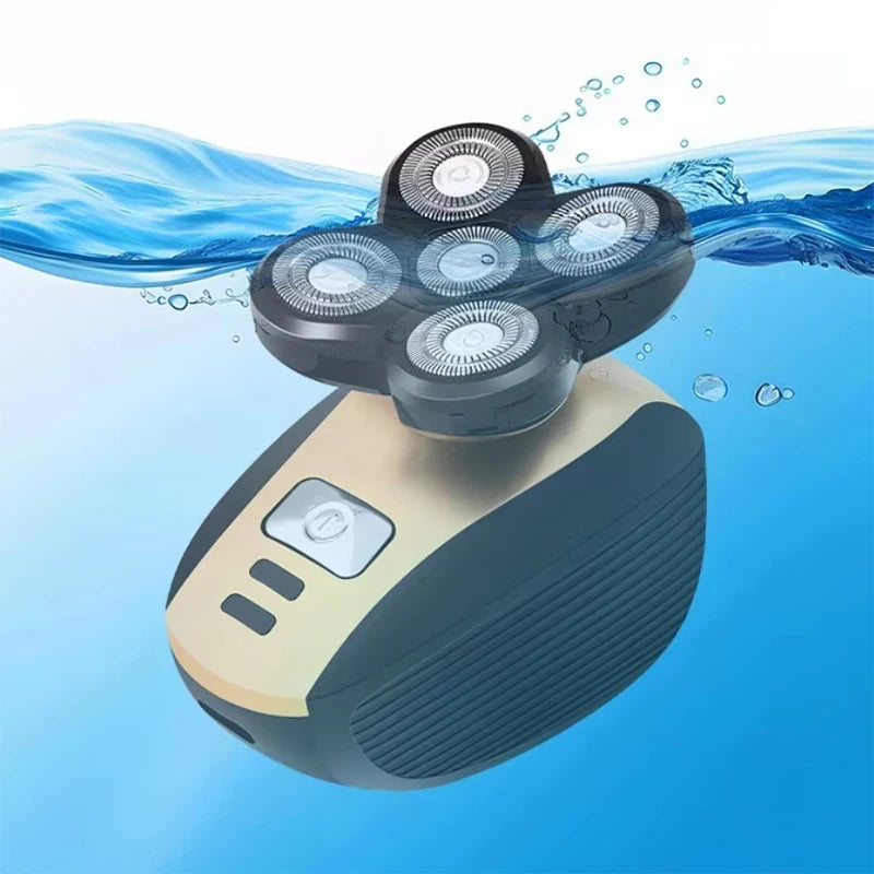 Men's automatic electric shaver, USB charging, 5-blade shaver