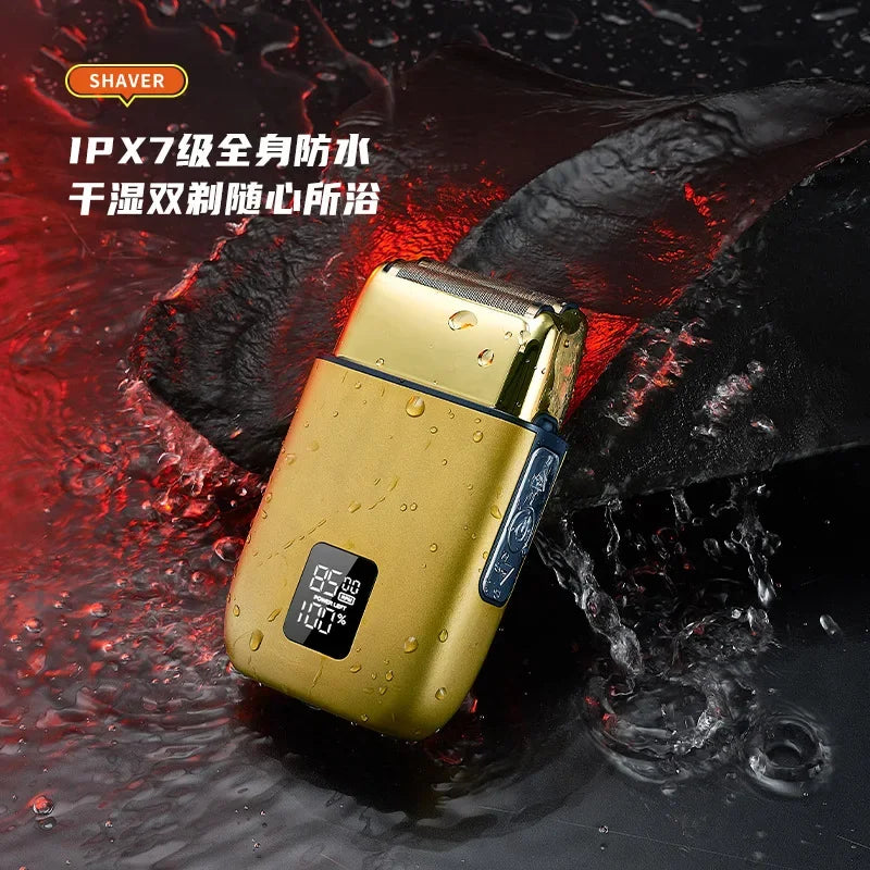 New digital aluminum alloy body rechargeable shaver