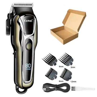 Kemei USB Rechargeable Electric Hair Clipper KM-PG1990A