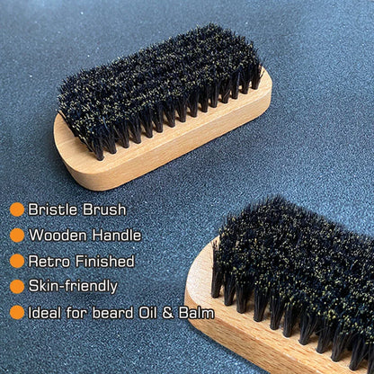 Men's beard grooming set beard brush bristle