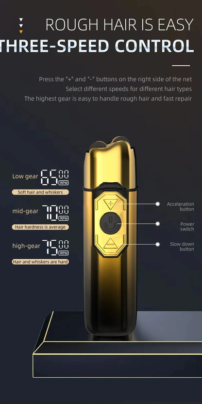 Kemei TX10 Electric Shaver Hair Rechargeable Facial & Beard Foil Razor