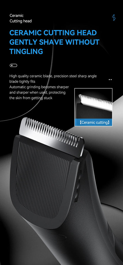 Kemei Electric Groin Ball Hair Trimmer Waterproof Clippers Razor