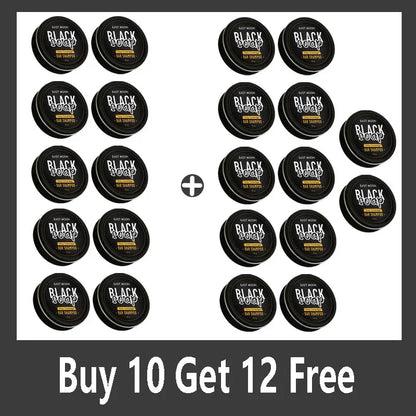 Men's Black Hair Soap Hair Darkening Soap Shampoo