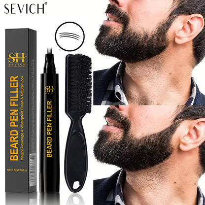 Beard Filling Pen Kit Beard Enhancer Brush Beard Coloring