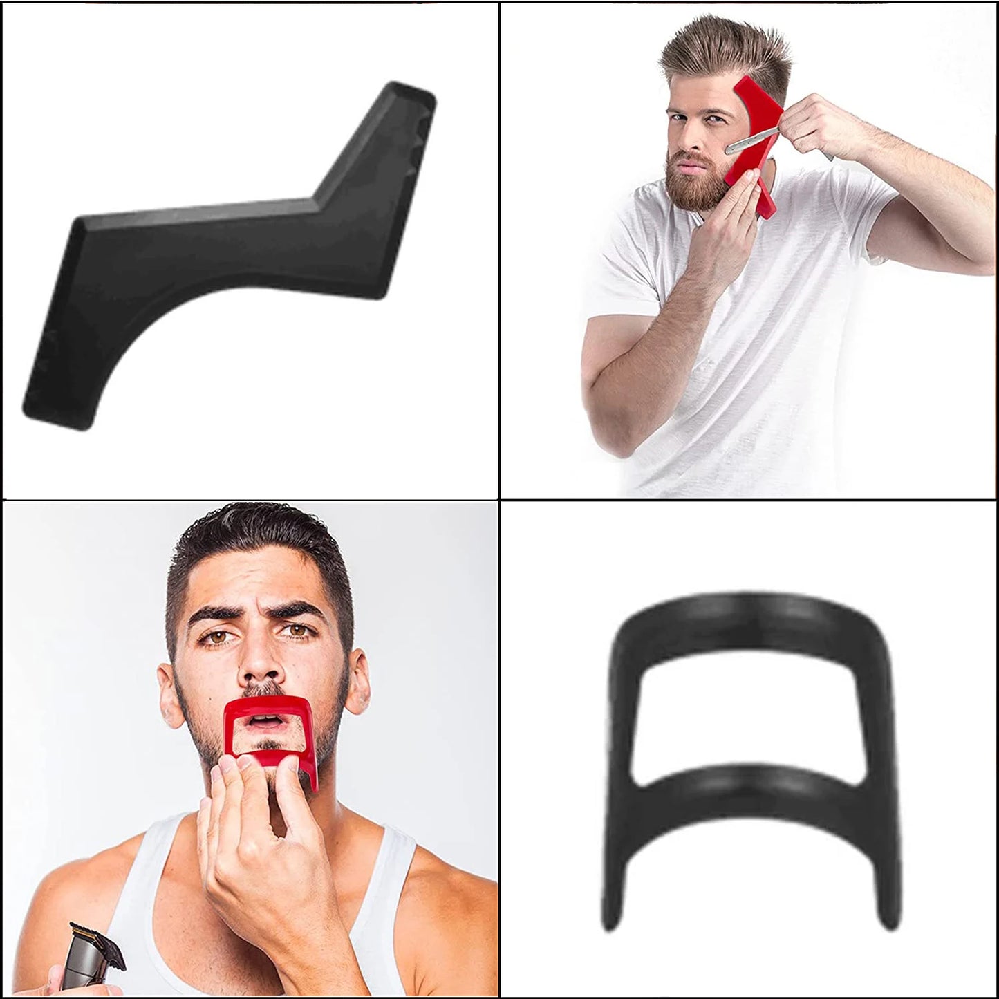 Beard Hair Cutting Grooming Kit - Hairline Shaping Tool