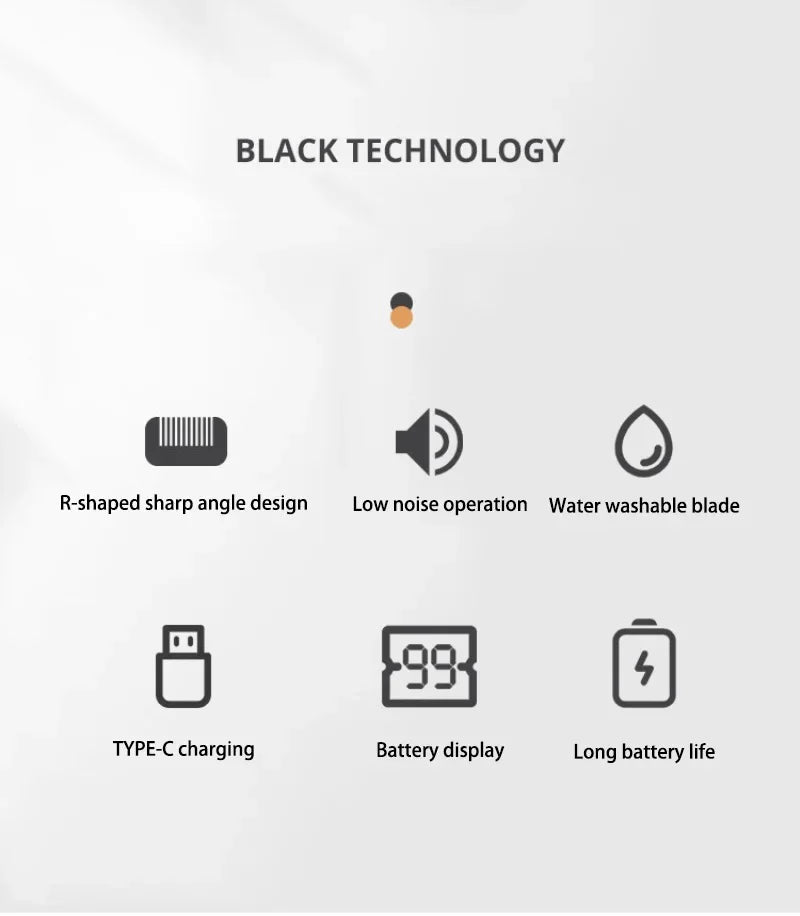 Professional Hair Clippers Rechargeable Hair Clippers