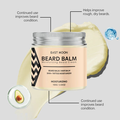 Avocado Men Beard Balm Hydrate Dry Beard Soften Rough Moustache