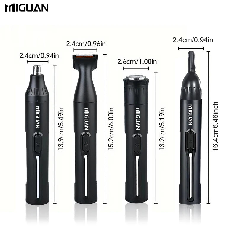 4-in-1 Professional Grooming Kit Nose & Ear Hair Trimmer