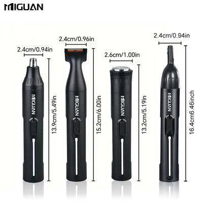4-in-1 Professional Grooming Kit Nose & Ear Hair Trimmer
