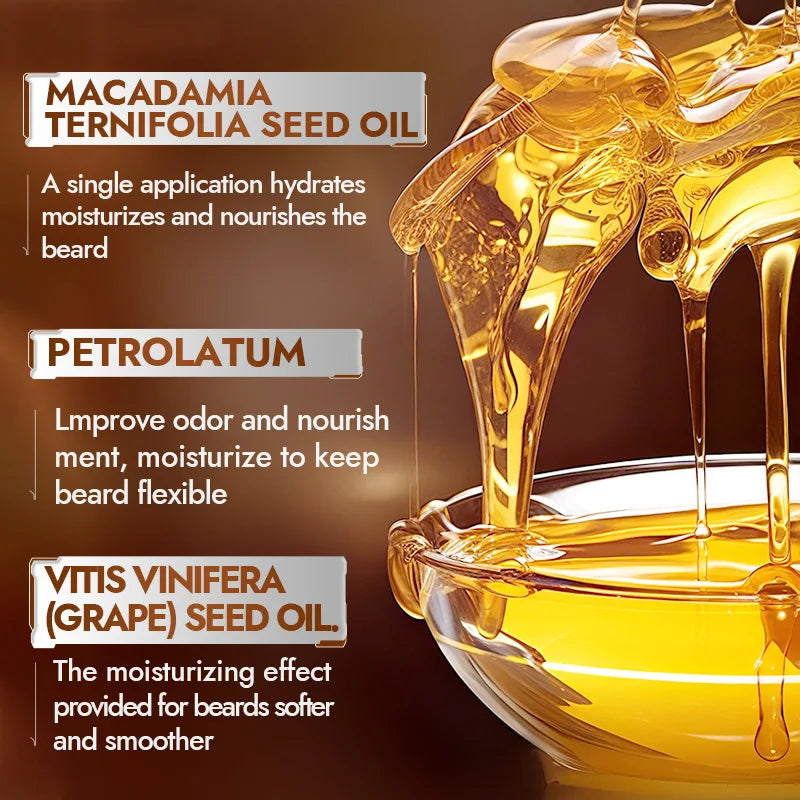 Men's Sandalwood Beard Care Balm Tame Unruly Hairs