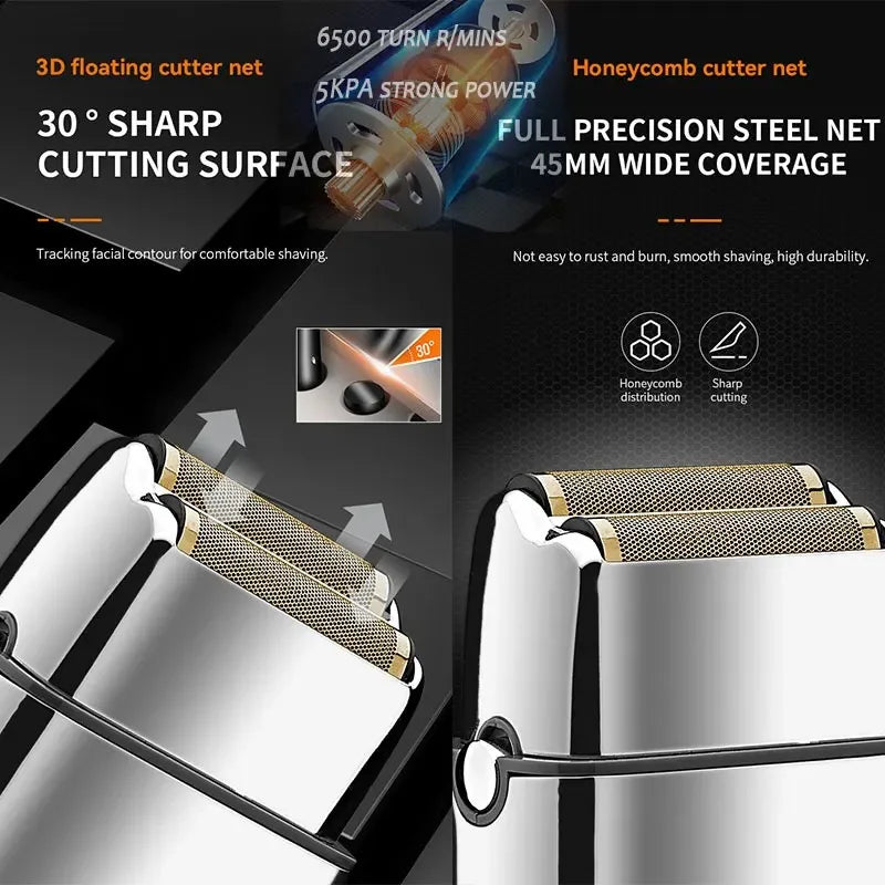 Kemei Tx5 Pro Metal Housing Barber Shop Hair Electric Shaver
