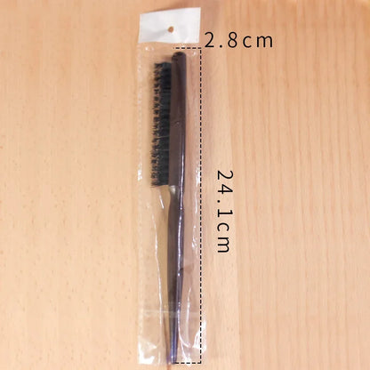 Three Rows of Boar Bristle Hair Combs for Bride's Studio Model