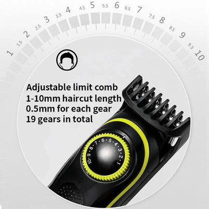 Kemei Electric Hair Clipper Beauty kit for Men Electric shaver beard trimmer