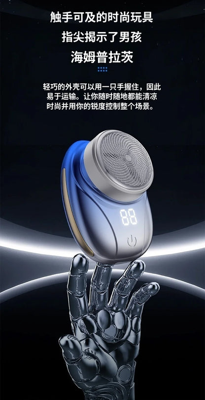 Portable rechargeable shaver full body washable shaver set