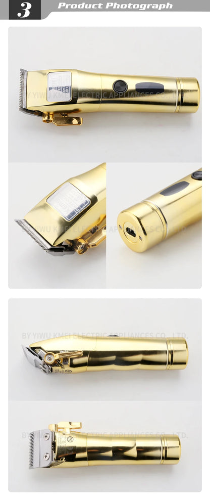 Kemei KM-2850+PG 2023 new metal electric hair clipper