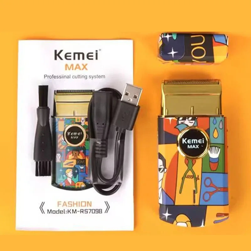 Kemei KM-RS7098 Mini Portable Electric Shaver For Men Razor