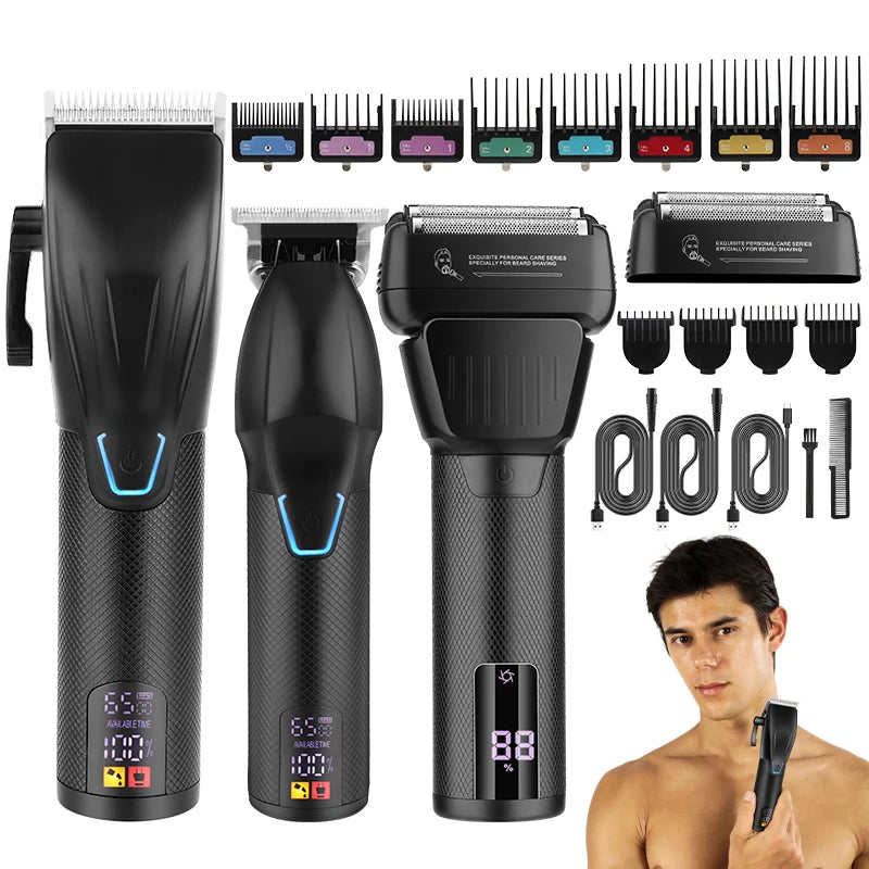 Resuxi 362 Kit Waterproof New Hair Clipper Shaver Set