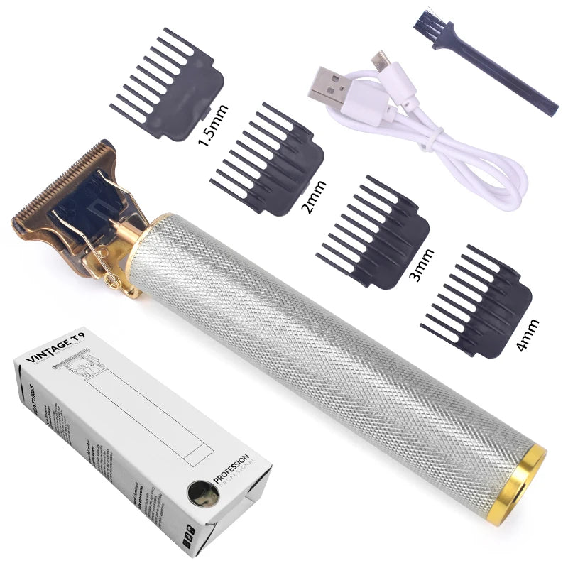 T9 Hair Clipper Professional Electric Hair Trimmer 0mm Baldheaded