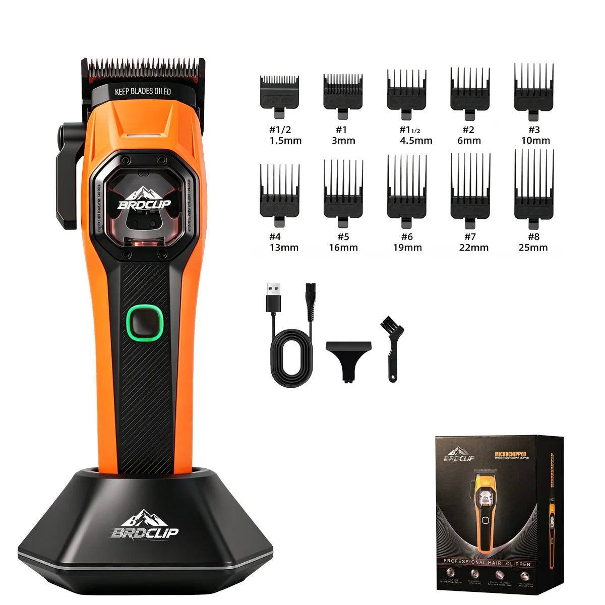 New Professional BRDCLIP Salon Barber Kit Hair Clipper