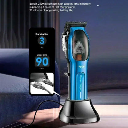 Kemei Km-1763 Fully Automatic Professional Men's Hair Clipper