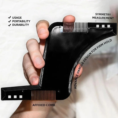 Men Beard Comb Beard Care Template Beard Brush Moustache