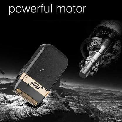 Kemei KM-2024 Electric Shaver Professional USB Rechargeable Shaver