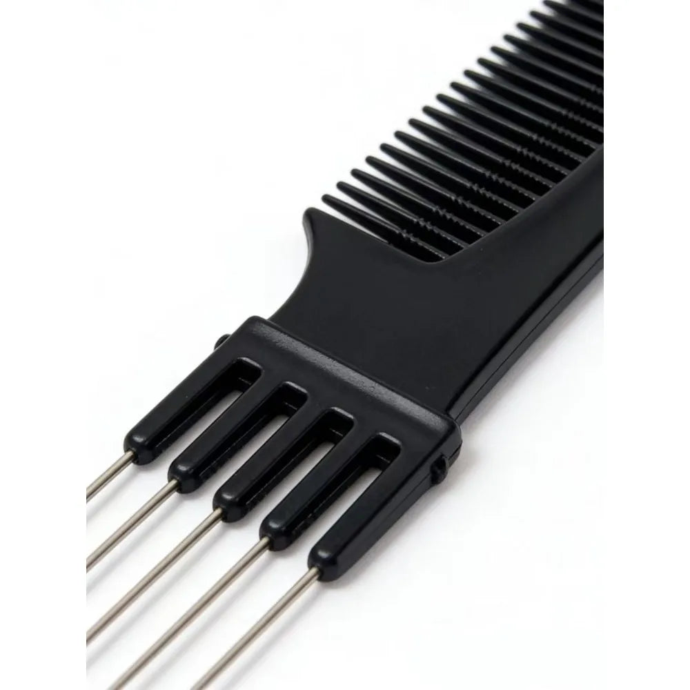 Stainless Steel & Plastic Hair Tail Comb Styling Tool