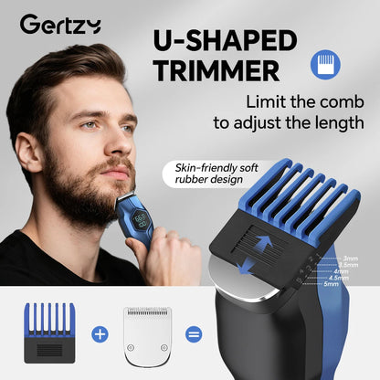 Men's 5-in-1 professional beauty kit USB rechargeable  trimmer set