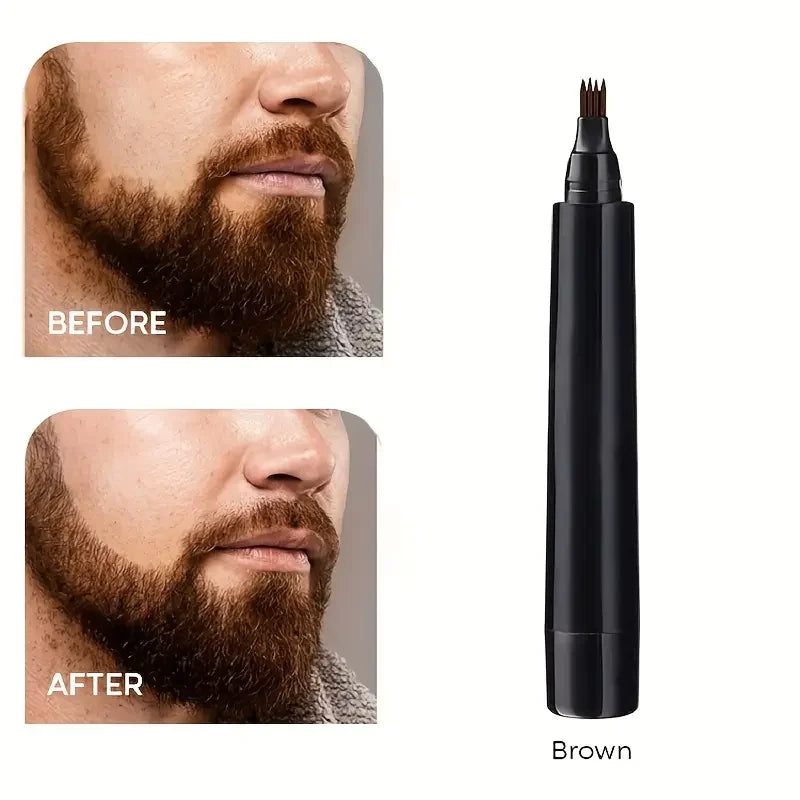 Beard Filling Pen Black/Brown Waterproof Beard Filler Pencil